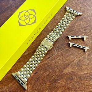 Kendra Scott Gold Stainless Steel Alex Apple Watch Band